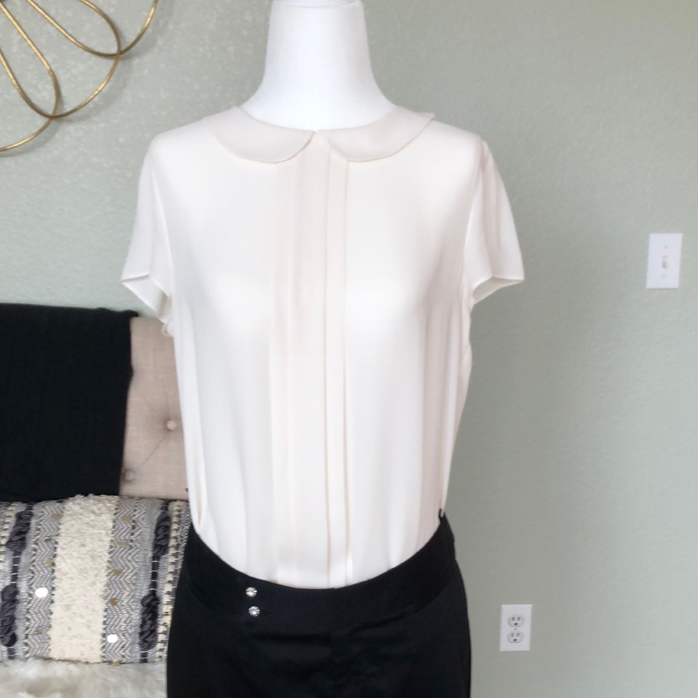 Darling Peter Pan collared shirt sleeve blouse